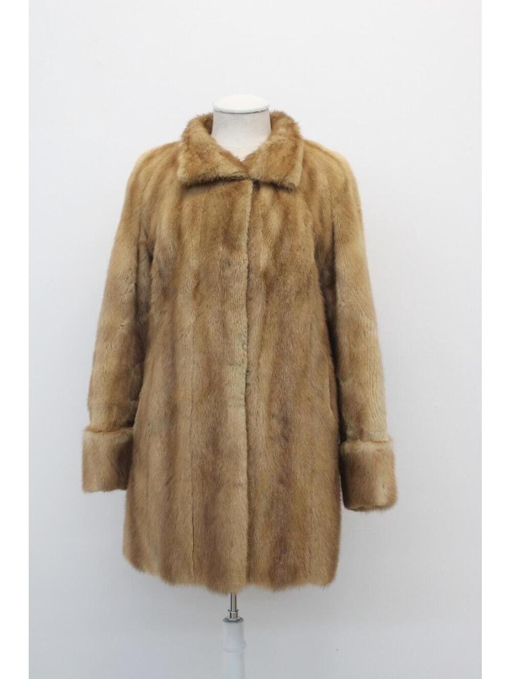 scrap item: pastel mink fur jacket coat women woman size n/a